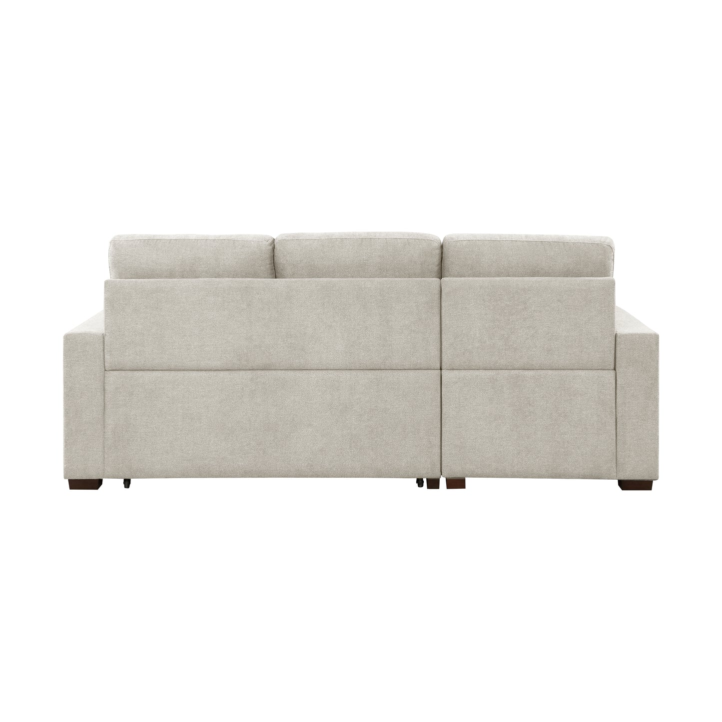 9816SN*2LCRL - (2)2-Piece Sectional with Left Chaise, Pull-out Bed and Hidden Storage