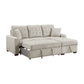 9816SN*2LLRC - (2)2-Piece Sectional with Right Chaise, Pull-out Bed and Hidden Storage