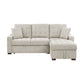 9816SN*2LLRC - (2)2-Piece Sectional with Right Chaise, Pull-out Bed and Hidden Storage