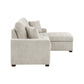 9816SN*2LLRC - (2)2-Piece Sectional with Right Chaise, Pull-out Bed and Hidden Storage