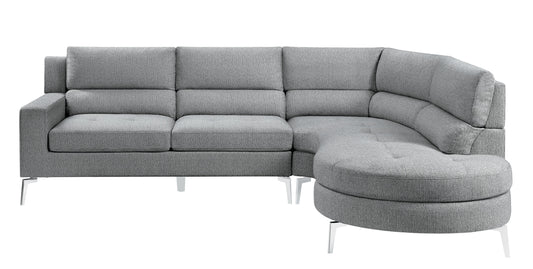 9879GY*SC - (2)2-Piece Sectional with Right Chaise
