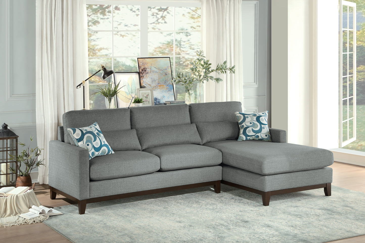 9890GY-L - (1/2)Left Side 2-Seater