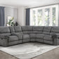 9913*32LCN2R - (3)3-Piece Reclining Sectional with Left Console