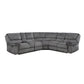 9913*32LCN2R - (3)3-Piece Reclining Sectional with Left Console