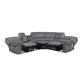 9913*32LCN2R - (3)3-Piece Reclining Sectional with Left Console