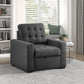 9916DG-1 - Chair with Pull-out Ottoman