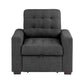 9916DG-1 - Chair with Pull-out Ottoman