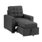 9916DG-1 - Chair with Pull-out Ottoman