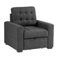 9916DG-1 - Chair with Pull-out Ottoman