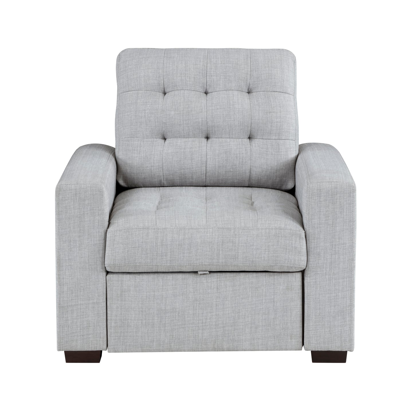 9916GY-1 - Chair with Pull-out Ottoman
