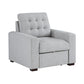 9916GY-1 - Chair with Pull-out Ottoman