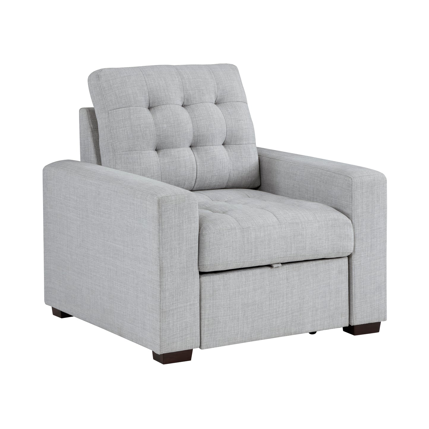 9916GY-1 - Chair with Pull-out Ottoman