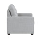 9916GY-1 - Chair with Pull-out Ottoman