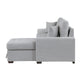 9916GY*2LLRC - (2)2-Piece Sectional with Pull-out Bed and Right Chaise with Hidden Storage