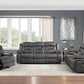 9989GY-3 - Double Reclining Sofa