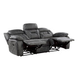 9989GY-3 - Double Reclining Sofa