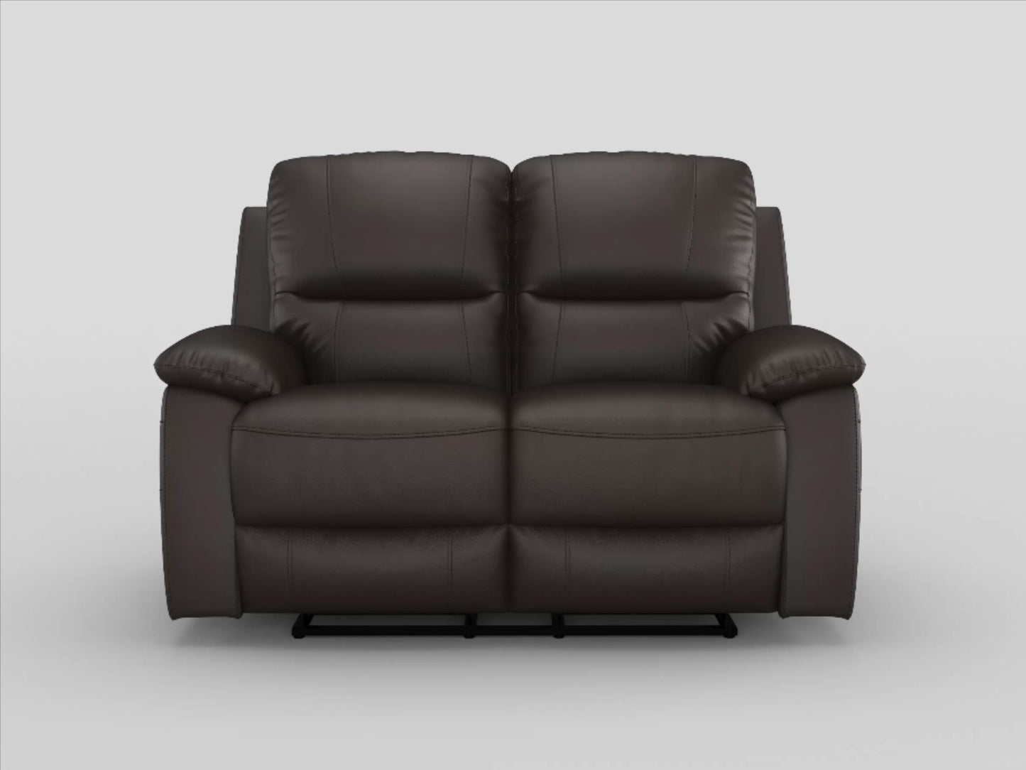 9368BRW-2 - Double Reclining Love Seat