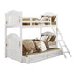 B1799-1*R - (4) Twin/Twin Bunk Bed with Twin Trundle