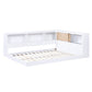 B2012BCF-1BC* - (4) Full Bookcase Corner Bed