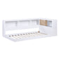 B2012BCT-1BC* - (4) Twin Bookcase Corner Bed