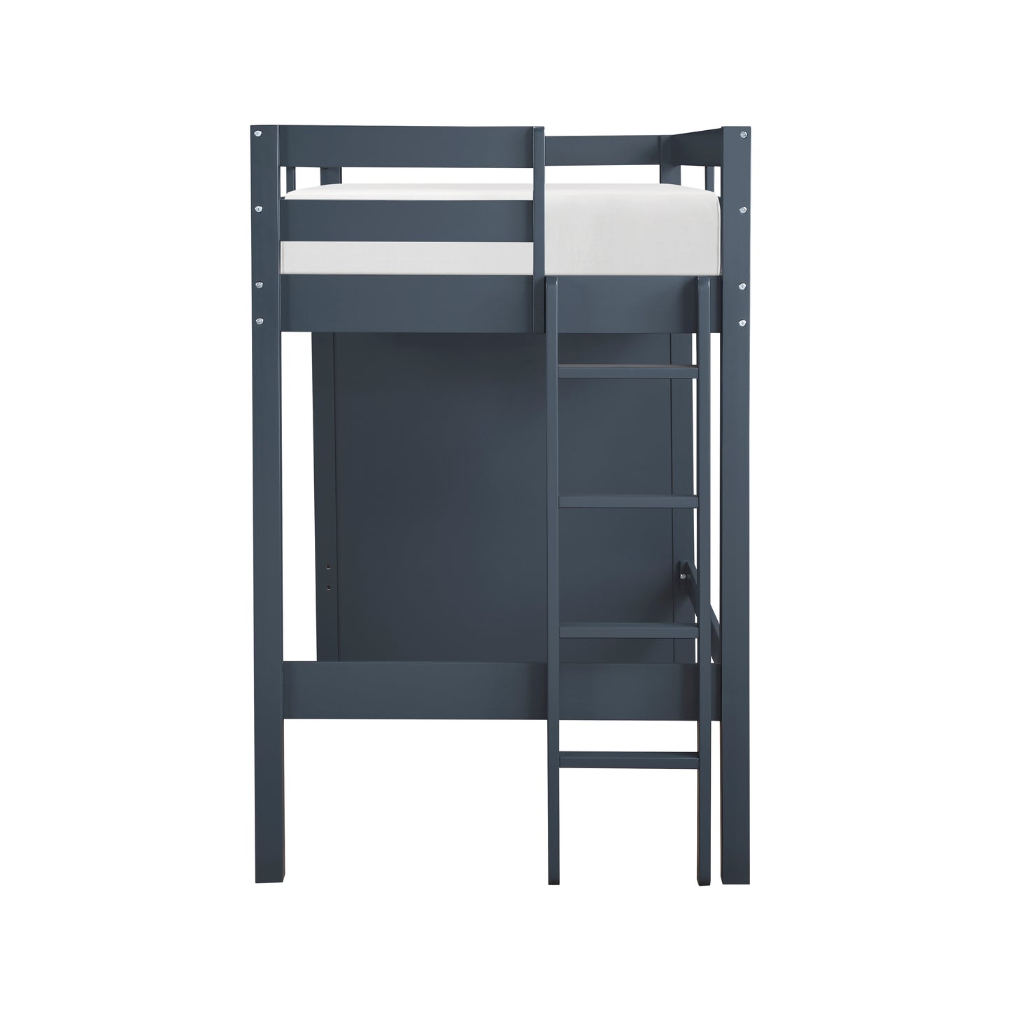 B2024BULTF-1* - (6) Twin/Full Loft Bunk Bed with Chest and Hidden Desk
