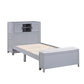 B2024GYBC-1* - (2) Twin Bookcase Bed with Hidden Desk, Stool and Storage Bench