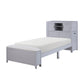 B2024GYBC-1* - (2) Twin Bookcase Bed with Hidden Desk, Stool and Storage Bench