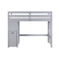 B2024GYLTF-1* - (6) Twin/Full Loft Bunk Bed with Chest and Hidden Desk