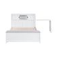 B2024WHBCF-1* - (2) Full Bookcase Bed with Hidden Desk, Stool and Storage Bench