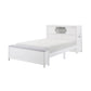 B2024WHBCF-1* - (2) Full Bookcase Bed with Hidden Desk, Stool and Storage Bench
