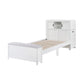 B2024WHBC-1* - (2) Twin Bookcase Bed with Hidden Desk, Stool and Storage Bench