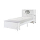 B2024WHBC-1* - (2) Twin Bookcase Bed with Hidden Desk, Stool and Storage Bench