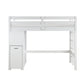 B2024WHLTF-1* - (6) Twin/Full Loft Bunk Bed with Chest and Hidden Desk