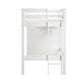 B2024WHLTF-1* - (6) Twin/Full Loft Bunk Bed with Chest and Hidden Desk