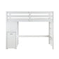 B2024WHLTF-1* - (6) Twin/Full Loft Bunk Bed with Chest and Hidden Desk