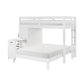 B2024WHLTF-1* - (6) Twin/Full Loft Bunk Bed with Chest and Hidden Desk
