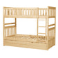 B2043-1*R - (4) Twin/Twin Bunk Bed with Twin Trundle
