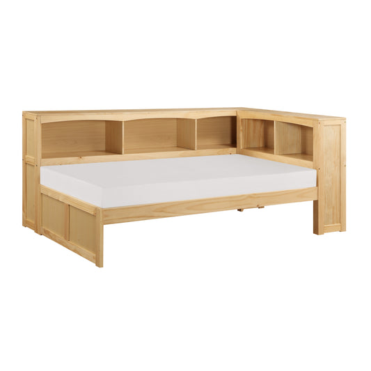 B2043BC-1BC* - (3) Twin Bookcase Corner Bed