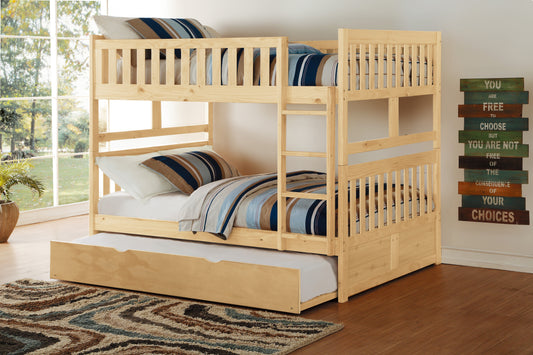 B2043FF-1*R - (4) Full/Full Bunk Bed with Twin Trundle