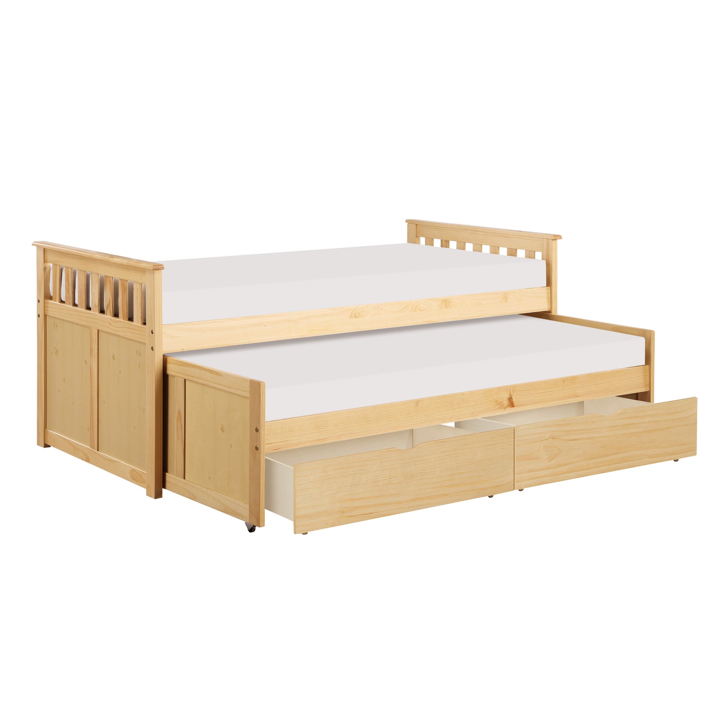 B2043RT-1T* - (4) Twin/Twin Bed with Storage Boxes