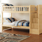 B2043SB-1* - (4) Twin/Twin Step Bunk Bed