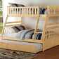 B2043TF-1*R - (4) Twin/Full Bunk Bed with Twin Trundle