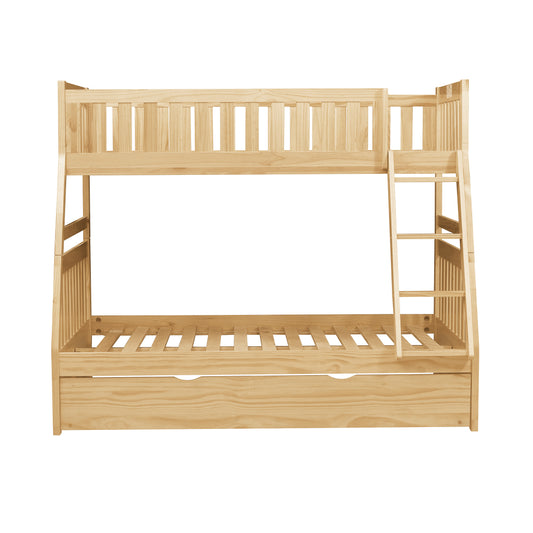 B2043TF-1*R - (4) Twin/Full Bunk Bed with Twin Trundle