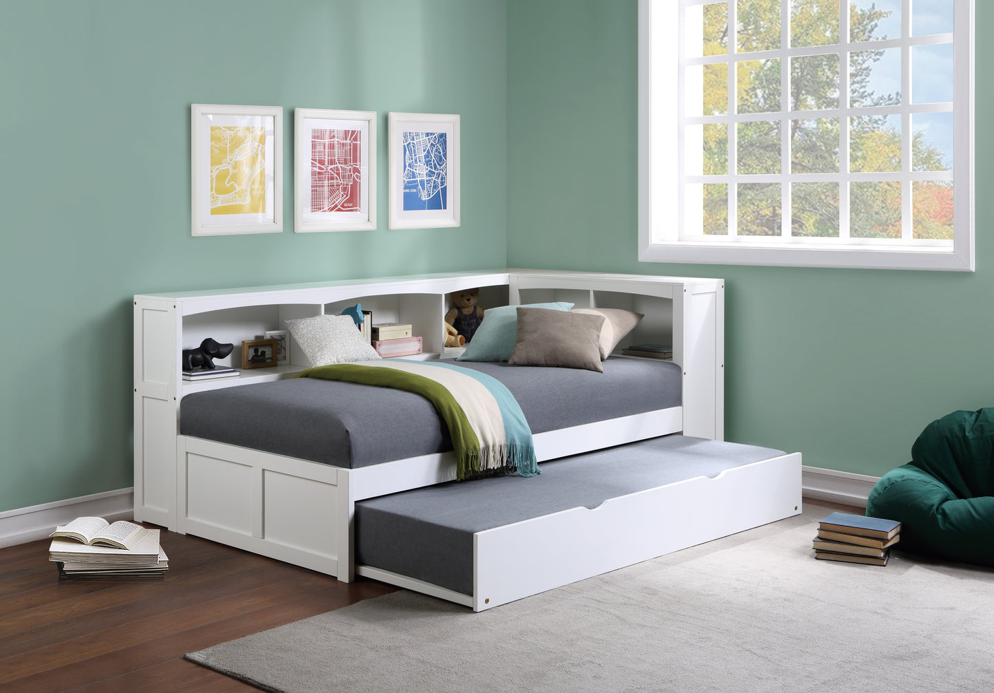 B2053W-R - Twin Trundle