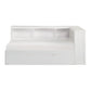 B2053BCW-1BCR* - (4) Twin Bookcase Corner Bed with Twin Trundle