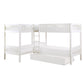 B2053CNW-1R* - (4) Corner Bunk Bed with Twin Trundle