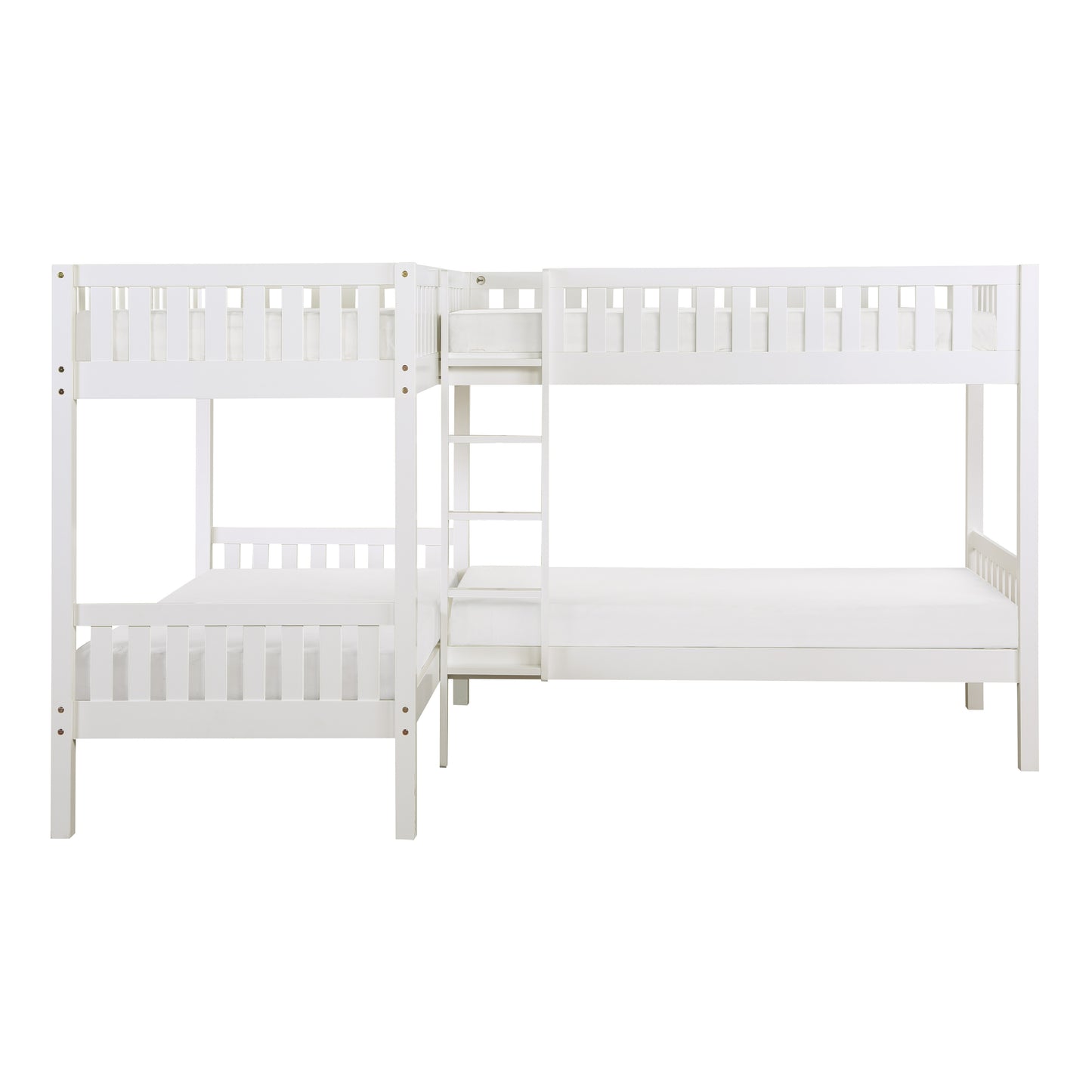 B2053CNW-1* - (3) Corner Bunk Bed