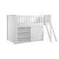 B2053LLW-1*DR - (4) Low Loft Bunk with Dresser