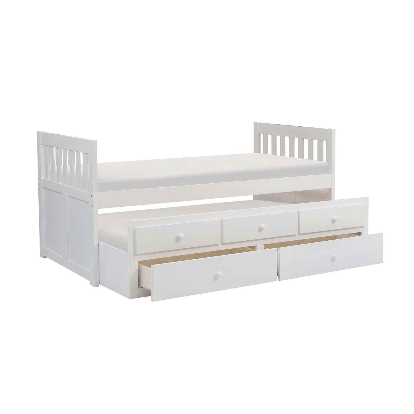 B2053PRW-1* - (2) Twin/Twin Trundle Bed