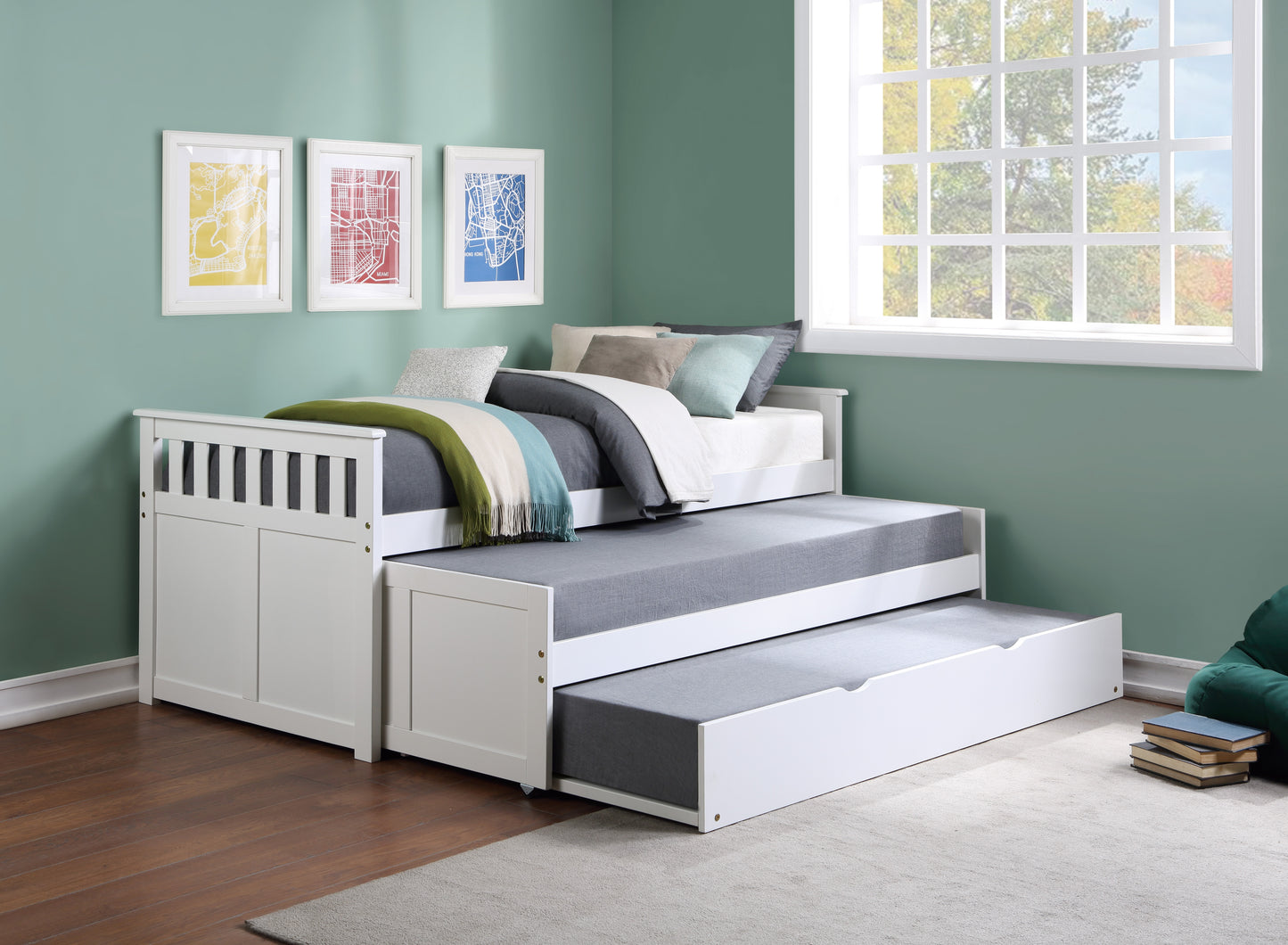 B2053W-R - Twin Trundle